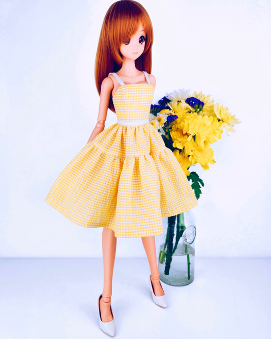 Sweet Summer Dress - Lemon Yellow