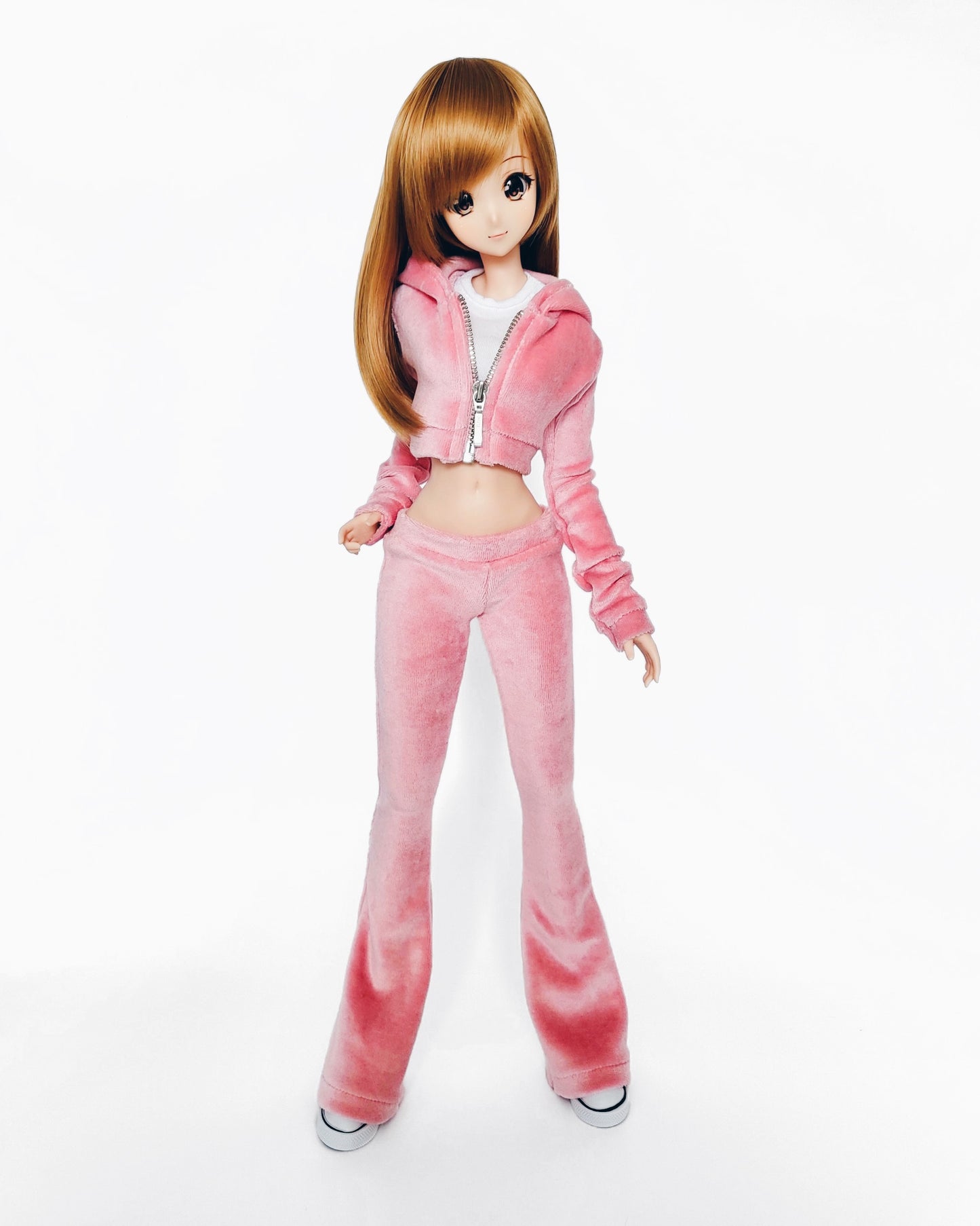 Y2K Tracksuit Set - Bubblegum Pink